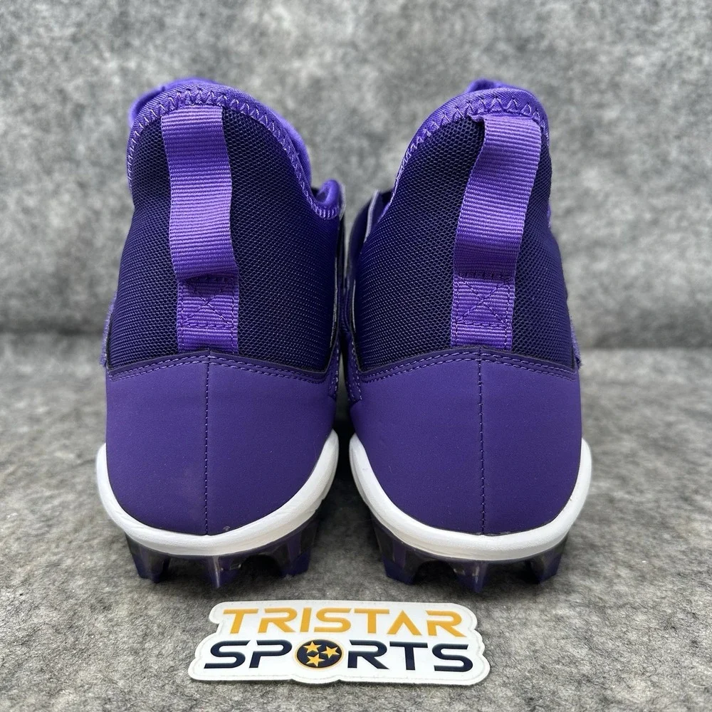 Nike Alpha Menace Pro 2 Football Cleats Mens Size 12.5 Purple White AQ3209-105